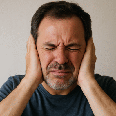 hombre tinnitus