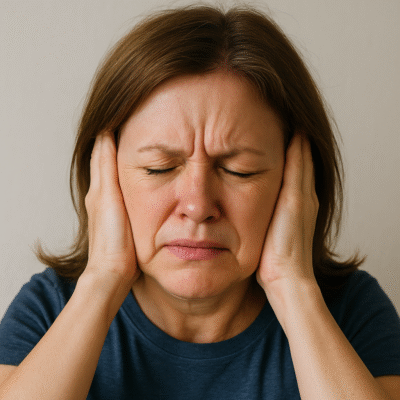 mujer tinnitus